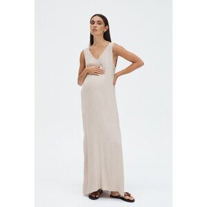NWT - LÉGOE HERITAGE Camille Maxi Dress in Pumice, Size 1 (M)